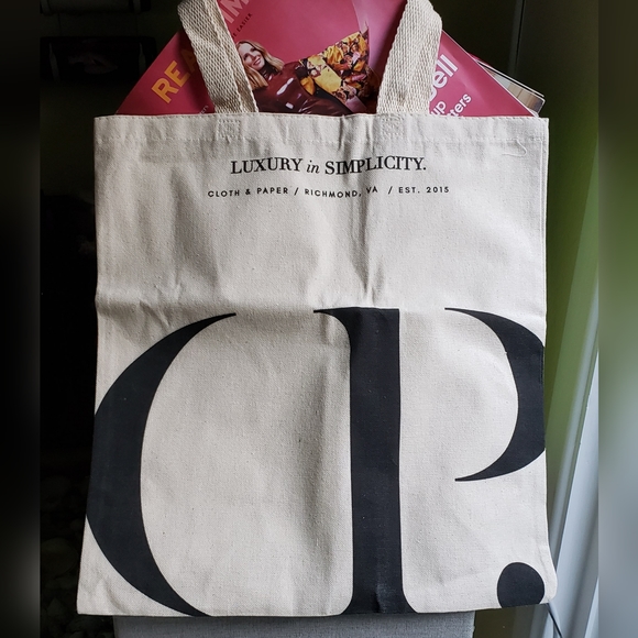 Cloth and Paper Canvas Tote 25 - Picture 4 of 16